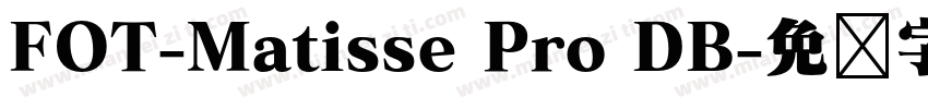 FOT-Matisse Pro DB字体转换